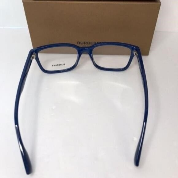 💯 Original Burberry Charlie Demo Rectangular Men's Eyeglasses BE2379U 4058 55 - Picture 7 of 10